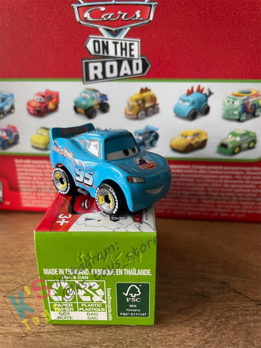 Mini Racers Pixar Disney Cars, 2022 Series 4 #38 BLINK BLINK LIGHTNING MCQUEEN