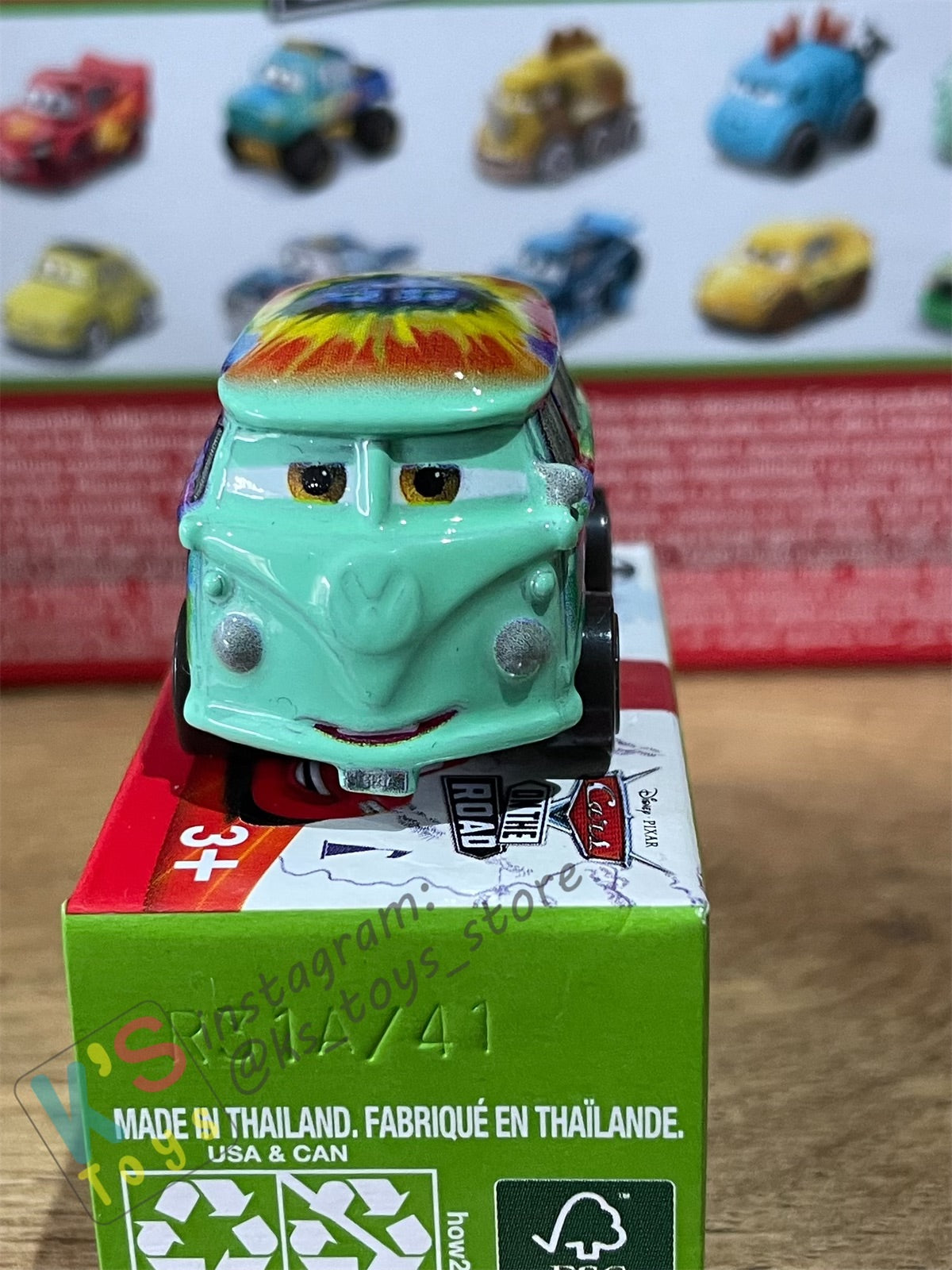 Mini Racers Pixar Disney Cars, 2022 Series 4 #41 PEACE FILLMORE