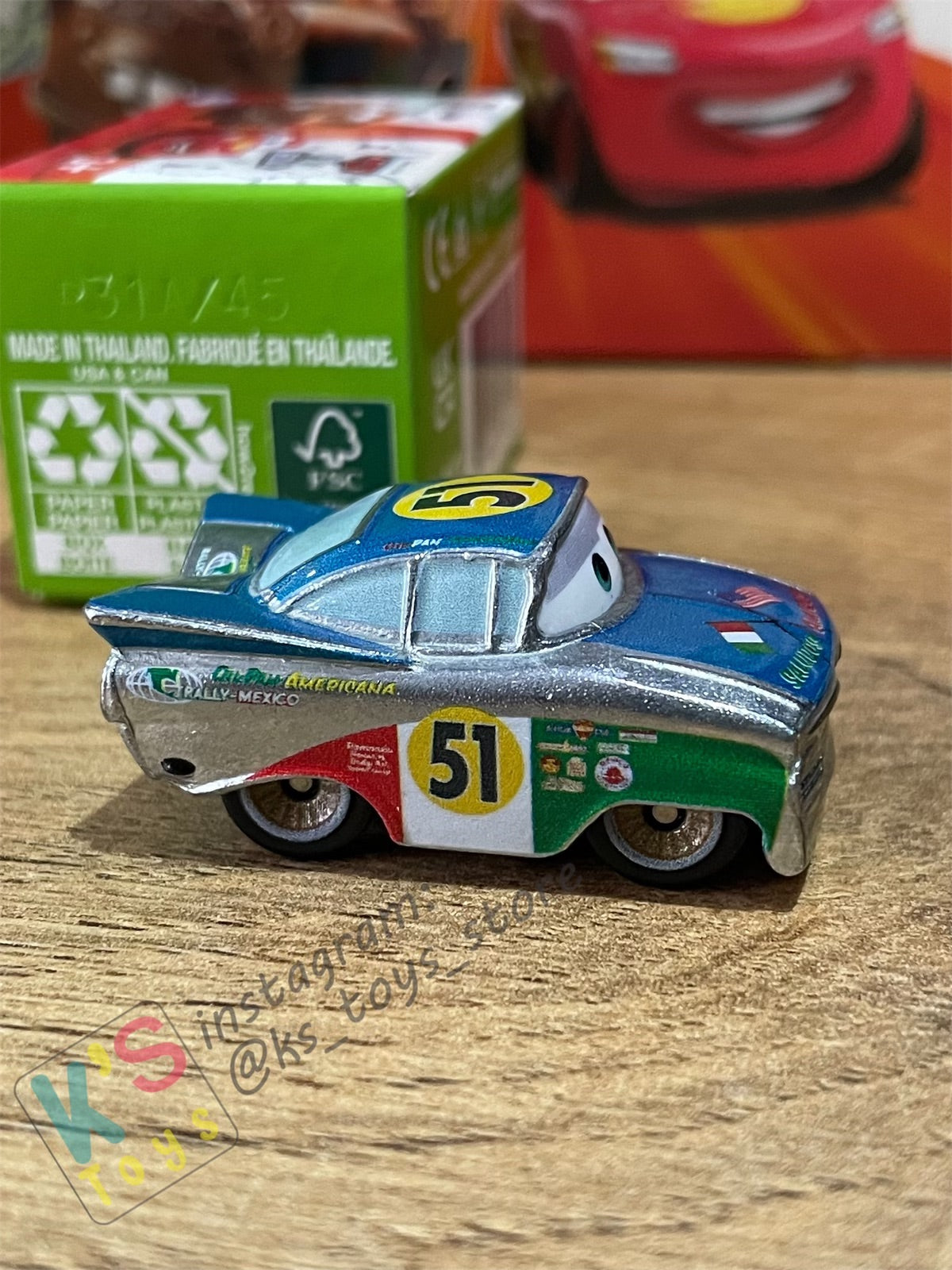 Mini Racers Pixar Disney Cars, 2022 Series 4 #45 SALUDOS RAMONE