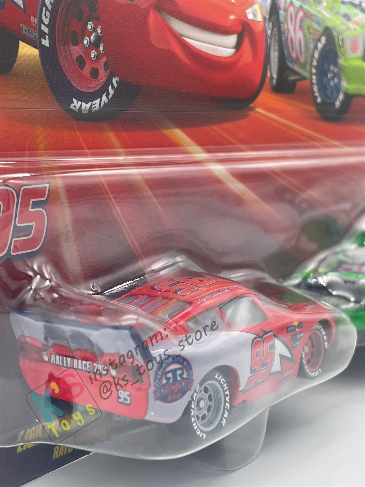 Disney Pixar Cars 1:55 by Mattel 2-Pack RACE RALLY 200 LIGHTNING MCQUEEN AND RACE RALLY 200 CHICK HICKS, RACE AND RESCUE SERIES - 2026 CHINA RELEASED - BNIP