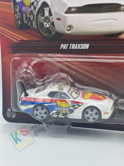 Disney Pixar Cars 1:55 by Mattel 2-Pack, PAT TRAXSON AND JEFF GORVETTE - 2025 RE-RELEASED - BNIP