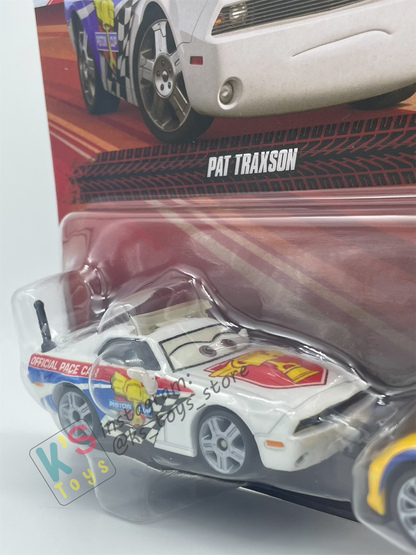 Disney Pixar Cars 1:55 by Mattel 2-Pack, PAT TRAXSON AND JEFF GORVETTE - 2025 RE-RELEASED - BNIP