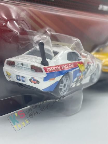 Disney Pixar Cars 1:55 by Mattel 2-Pack, PAT TRAXSON AND JEFF GORVETTE - 2025 RE-RELEASED - BNIP