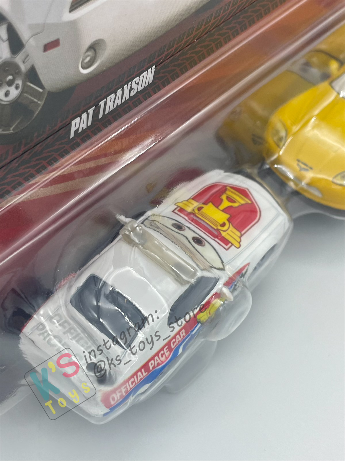 Disney Pixar Cars 1:55 by Mattel 2-Pack, PAT TRAXSON AND JEFF GORVETTE - 2025 RE-RELEASED - BNIP