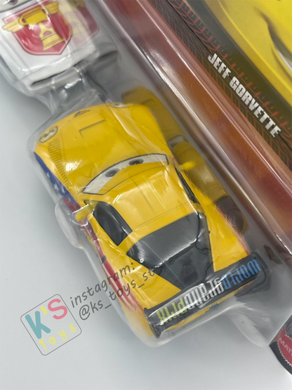 Disney Pixar Cars 1:55 by Mattel 2-Pack, PAT TRAXSON AND JEFF GORVETTE - 2025 RE-RELEASED - BNIP