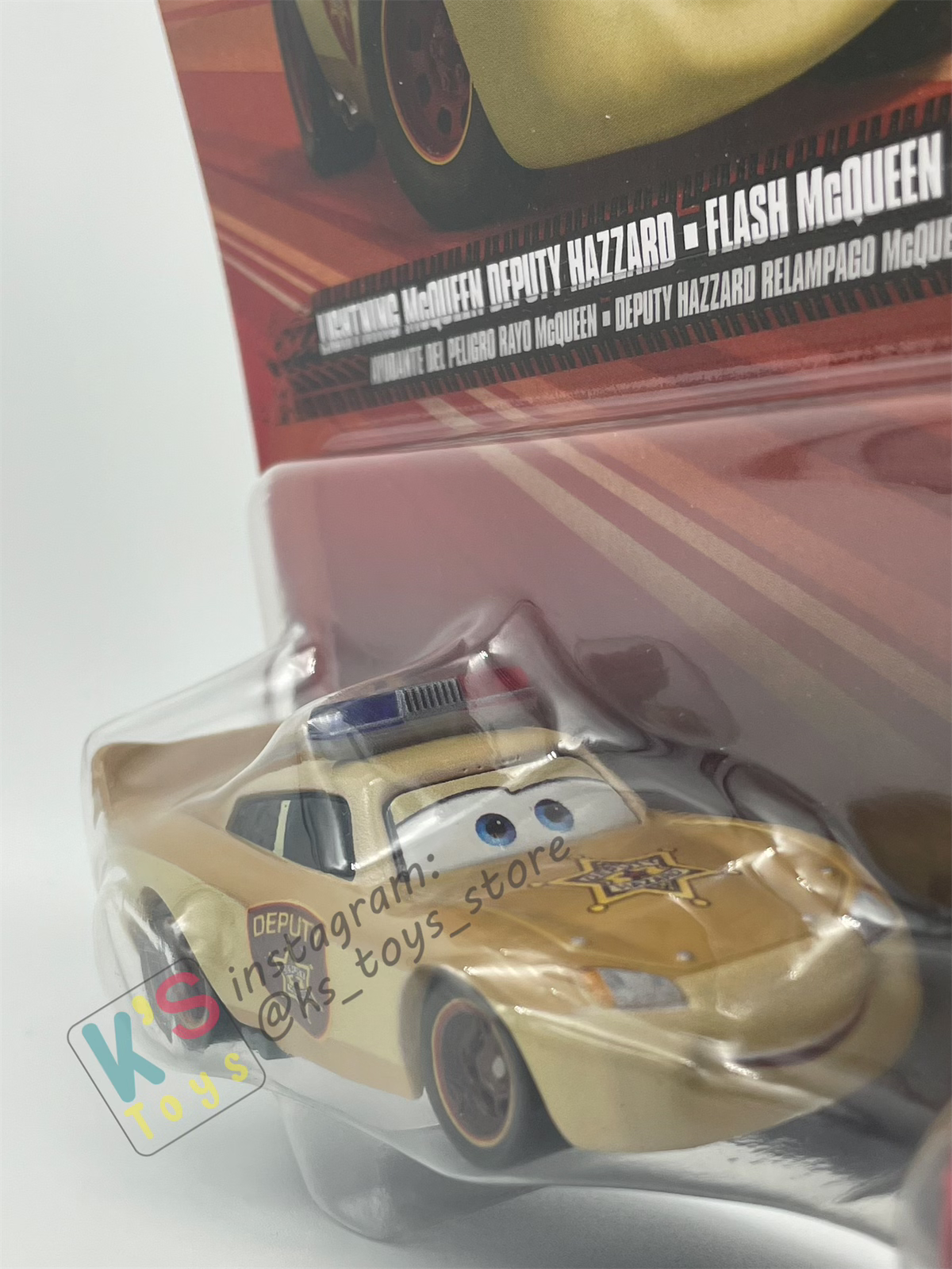 Disney Pixar Cars 1:55 2-Pack DEPUTY LIGHTNING MCQUEEN AND BELLA CADAVRE - 2025 CHINA RE-RELEASED -  BNIP