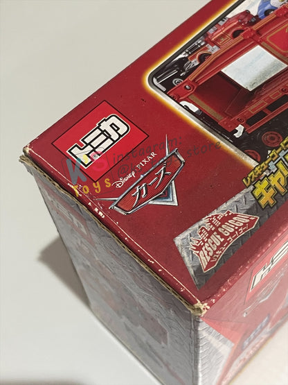 TAKARA TOMY - DISNEY PIXAR CARS, "GO GO RESCUE TRANSPORTER" - BNIP