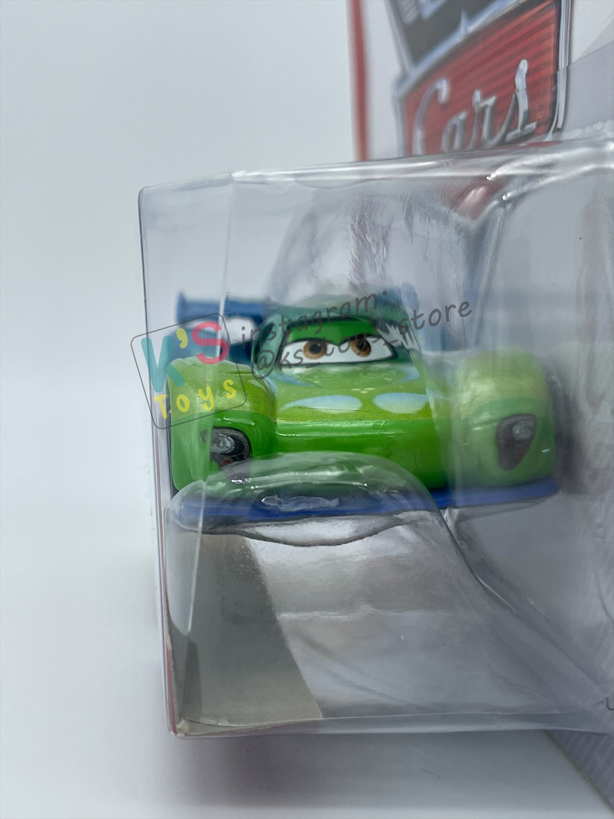 DISNEY PIXAR CARS BY MATTEL 1:55, "CARLA VELOSO WITH FLAMES" - ALLINOL BLOWOUT SERIES - BNIP