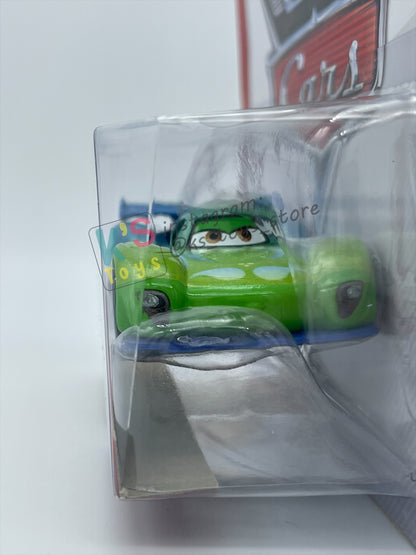 DISNEY PIXAR CARS BY MATTEL 1:55, "CARLA VELOSO WITH FLAMES" - ALLINOL BLOWOUT SERIES - BNIP