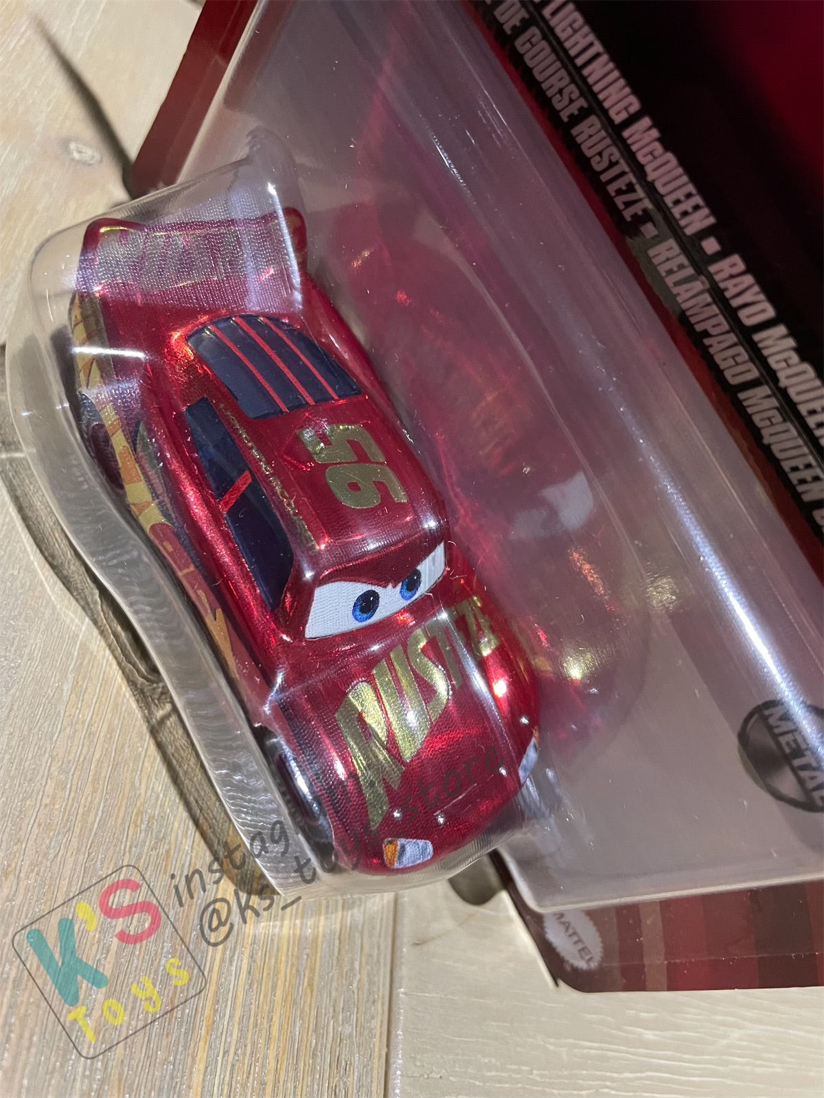 Disney Pixar Cars by MATTEL, RUSTEZE LIGHTNING MCQUEEN - 2022 RE-RELEASED - BNIP