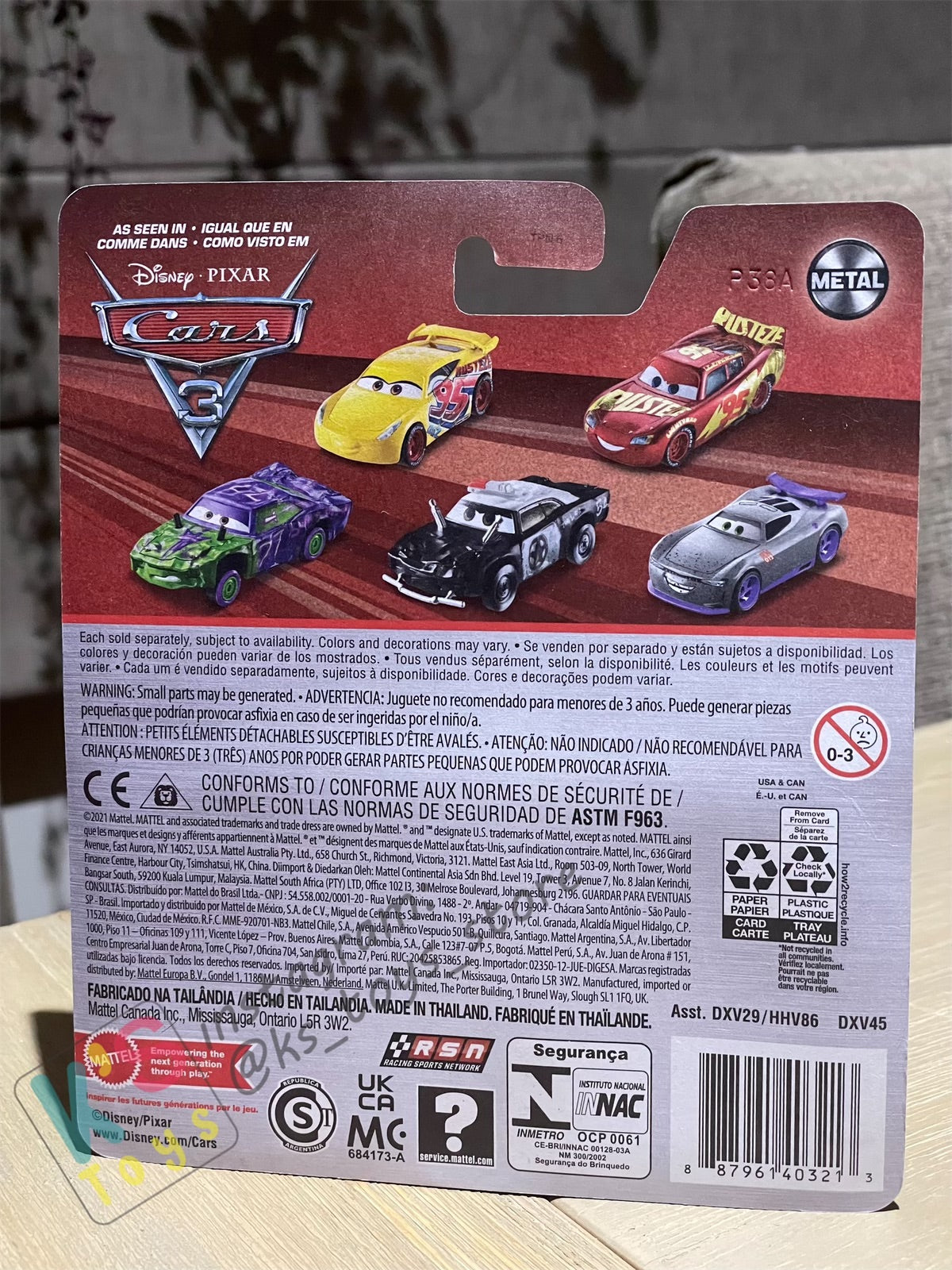 Disney Pixar Cars by MATTEL, RUSTEZE LIGHTNING MCQUEEN - 2022 RE-RELEASED - BNIP