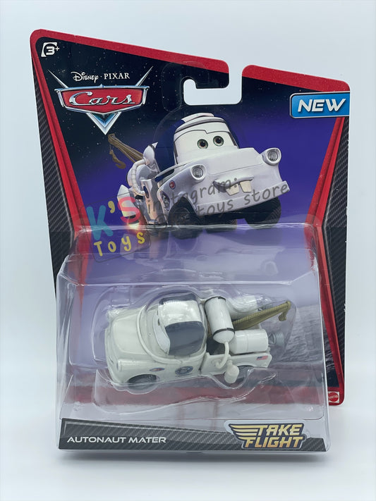 DELUXE DISNEY PIXAR CARS BY MATTEL - AUTONAUT MATER - TAKE FLIGHT  SERIES - BNIP