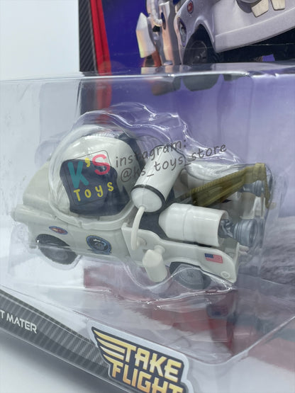 DELUXE DISNEY PIXAR CARS BY MATTEL - AUTONAUT MATER - TAKE FLIGHT  SERIES - BNIP