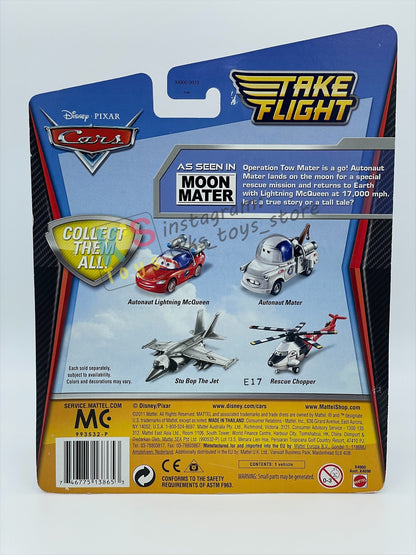 DELUXE DISNEY PIXAR CARS BY MATTEL - AUTONAUT MATER - TAKE FLIGHT  SERIES - BNIP