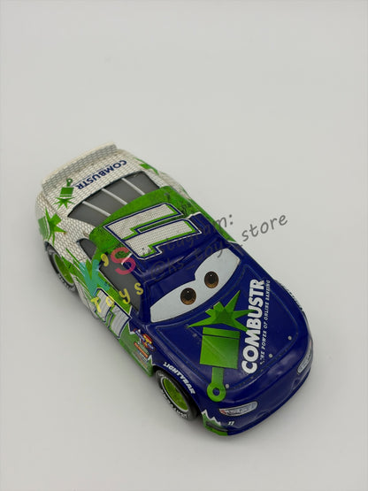 PRE-OWNED / LOOSE DISNEY PIXAR CARS 1:55 BY MATTEL - "CHIP GEARINGS" CARS 3 PISTON CUP RACERS SERIES - NEAR MINT CONDITION
