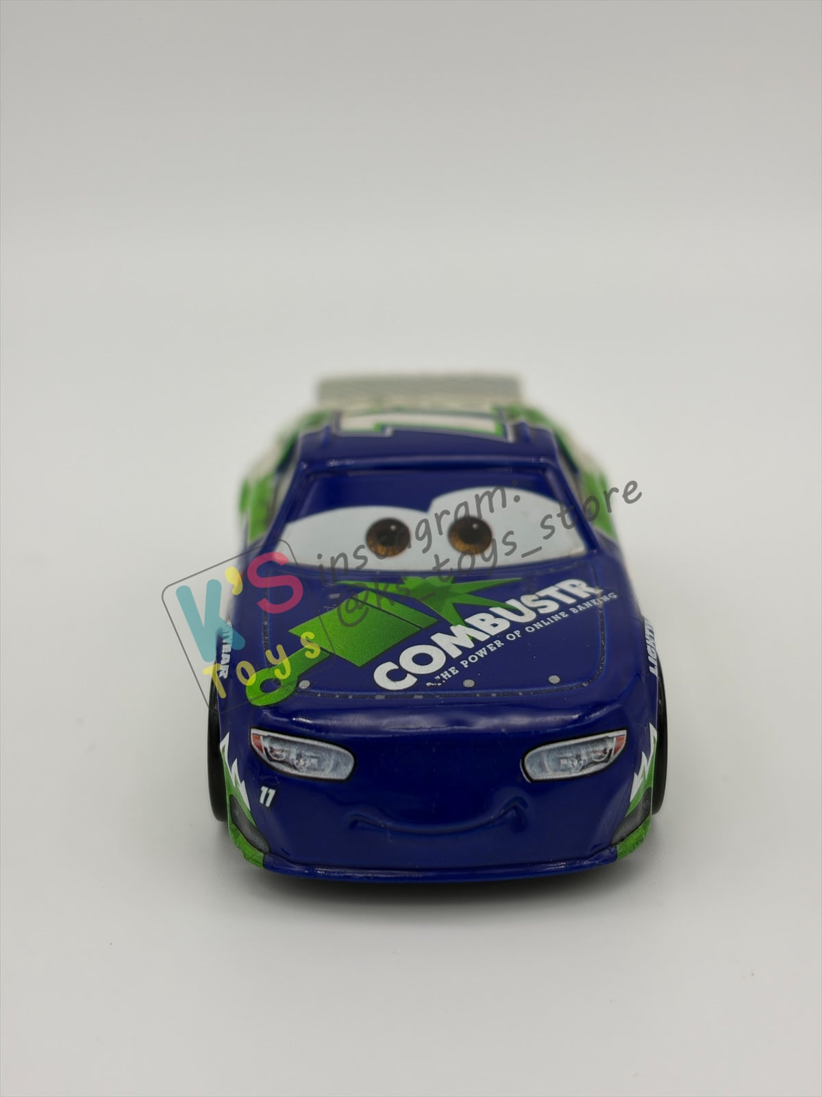 PRE-OWNED / LOOSE DISNEY PIXAR CARS 1:55 BY MATTEL - "CHIP GEARINGS" CARS 3 PISTON CUP RACERS SERIES - NEAR MINT CONDITION
