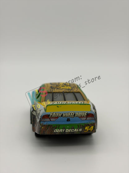 PRE-OWNED / LOOSE DISNEY PIXAR CARS - TOMMY HIGHBANKS #54 FAUX WHEEL DRIVE CARS 3 - 0177 EAA EXCELLENT CONDITION