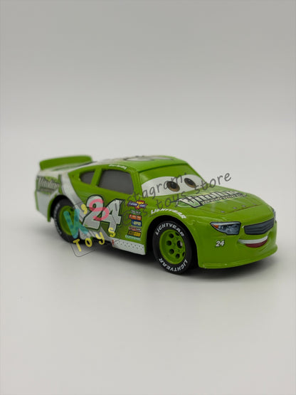 PRE-OWNED / LOOSE DISNEY PIXAR CARS 1:55 BY MATTEL - "BRICK YARDLEY" CARS 3 PISTON CUP RACERS SERIES - IN VERY GOOD CONDITION