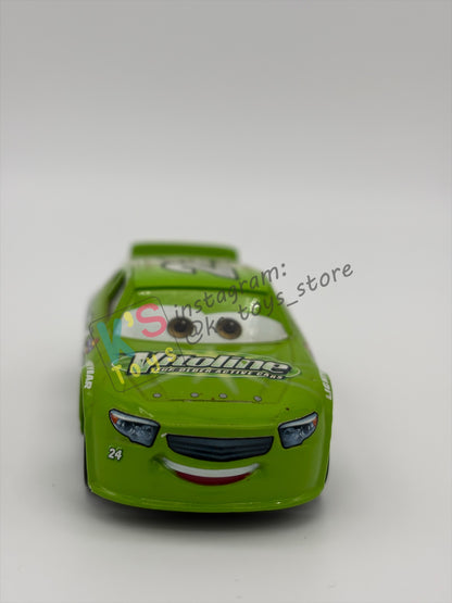 PRE-OWNED / LOOSE DISNEY PIXAR CARS 1:55 BY MATTEL - "BRICK YARDLEY" CARS 3 PISTON CUP RACERS SERIES - IN VERY GOOD CONDITION