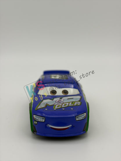 PRE-OWNED / LOOSE DISNEY PIXAR CARS 1:55 BY MATTEL - "PARKER BRAKESTON (NO 2 COLA #68)" CARS 3 PISTON CUP RACERS SERIES - NEAR MINT CONDITION
