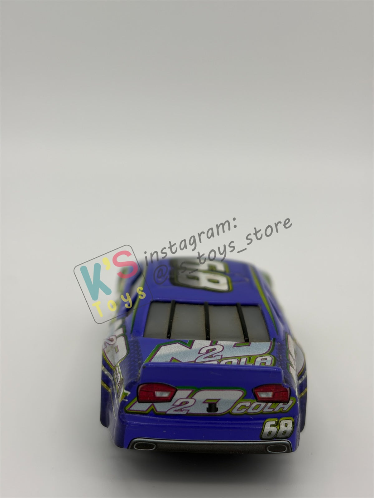 PRE-OWNED / LOOSE DISNEY PIXAR CARS 1:55 BY MATTEL - "PARKER BRAKESTON (NO 2 COLA #68)" CARS 3 PISTON CUP RACERS SERIES - NEAR MINT CONDITION