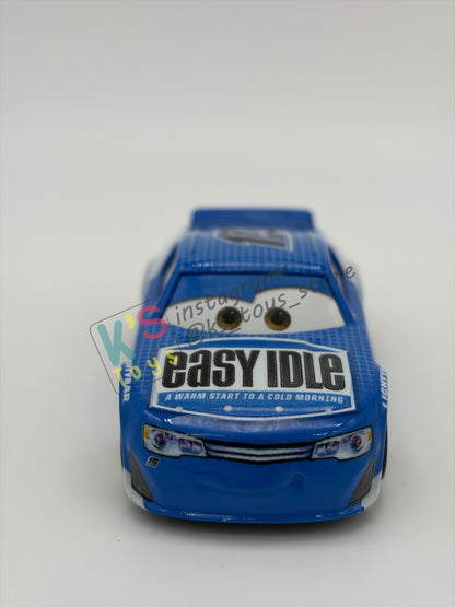 PRE-OWNED / LOOSE DISNEY PIXAR CARS 1:55 BY MATTEL - "CARL CLUTCHEN" - CARS 3 PISTON CUP RACERS - NEAR MINT CONDITION