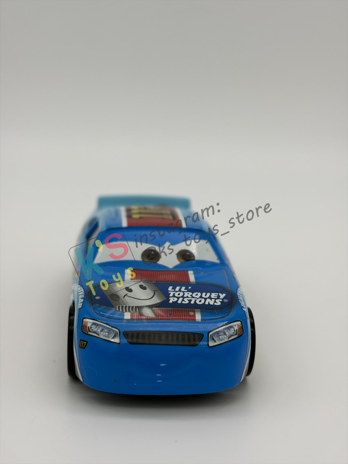 PRE-OWNED / LOOSE DISNEY PIXAR CARS - Ralph Carlow #117 Lil’s Torquey Pistons CARS 3 - NEAR MINT CONDITION