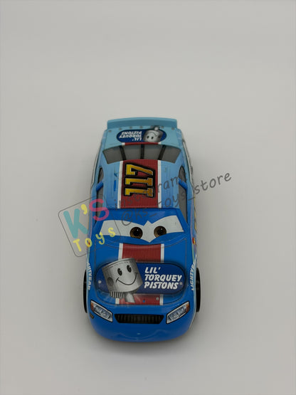 PRE-OWNED / LOOSE DISNEY PIXAR CARS - Ralph Carlow #117 Lil’s Torquey Pistons CARS 3 - NEAR MINT CONDITION