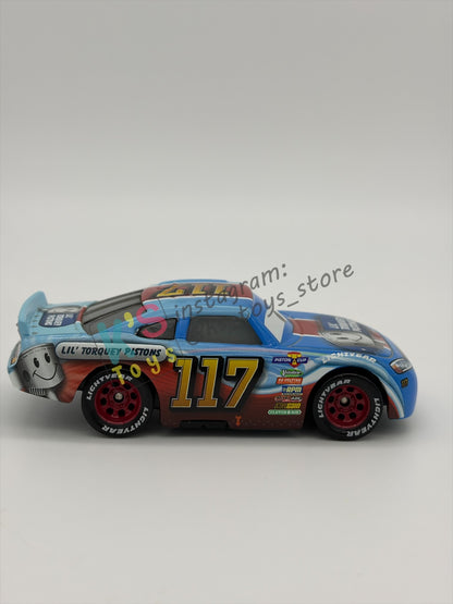 PRE-OWNED / LOOSE DISNEY PIXAR CARS - Ralph Carlow #117 Lil’s Torquey Pistons CARS 3 - NEAR MINT CONDITION