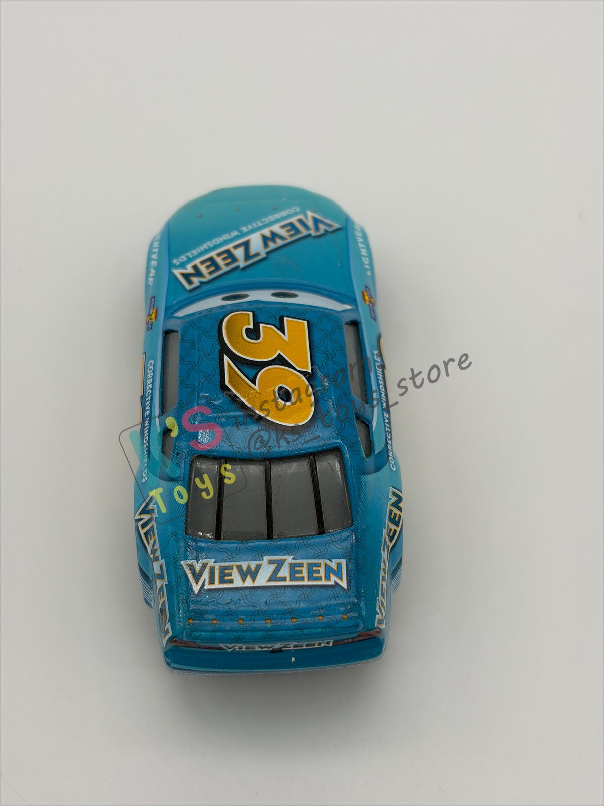 PRE-OWNED / LOOSE DISNEY PIXAR CARS - #39 VIEW ZEEN BUCK BEARINGLY CARS 3 - NEAR MINT CONDITION