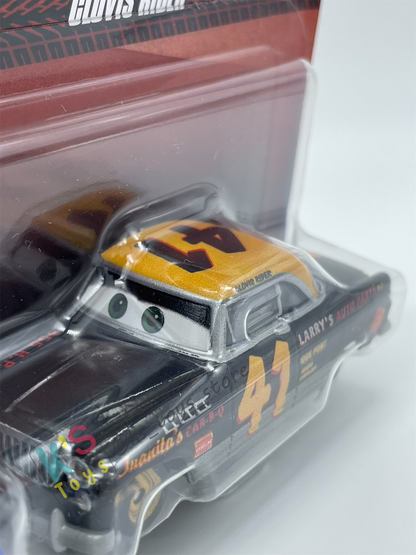 Disney Pixar Cars 1:55 by Mattel 2-Pack DIRT TRACK FABULOUS HUDSON HORNET AND CLOVIS RIDER - 2025 RELEASE - BNIP
