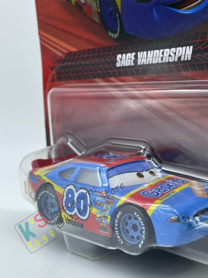 Disney Pixar Cars 1:55 by Mattel 2-Pack SAGE VANDERSPIN AND DARREN LEADFOOT - 2025 RELEASE - BNIP