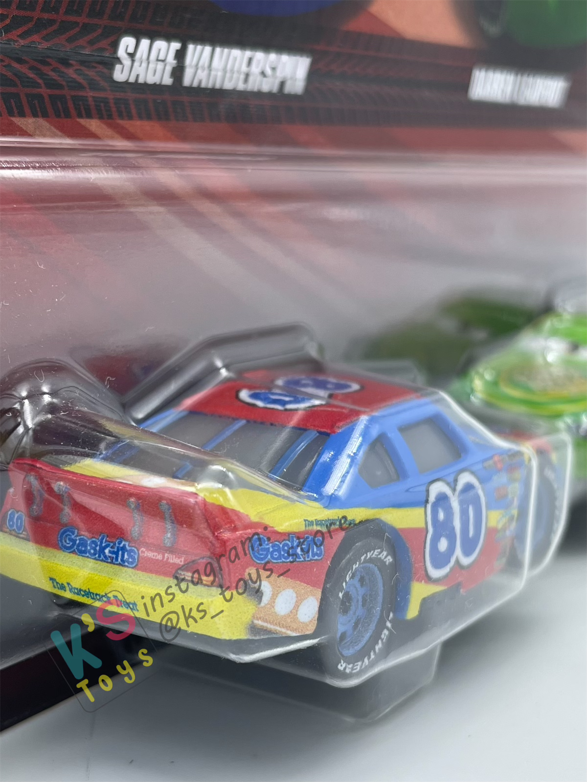 Disney Pixar Cars 1:55 by Mattel 2-Pack SAGE VANDERSPIN AND DARREN LEADFOOT - 2025 RELEASE - BNIP