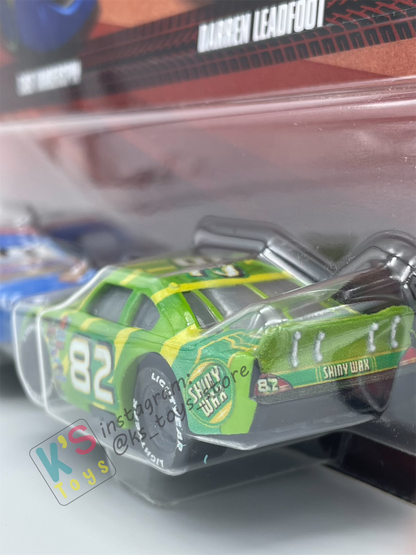 Disney Pixar Cars 1:55 by Mattel 2-Pack SAGE VANDERSPIN AND DARREN LEADFOOT - 2025 RELEASE - BNIP