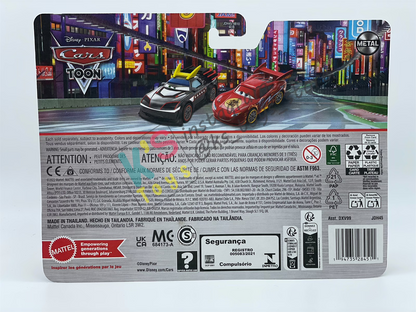 Disney Pixar Cars 1:55 by Mattel 2-Pack KABUTO AND DRAGON LIGHTNING MCQUEEN - 2025 RELEASE - BNIP