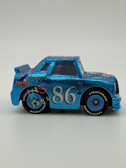 Loose Mini Racers Pixar Disney Cars, METALLIC DINOCO CHICK HICKS - Mint / Near Mint Condition