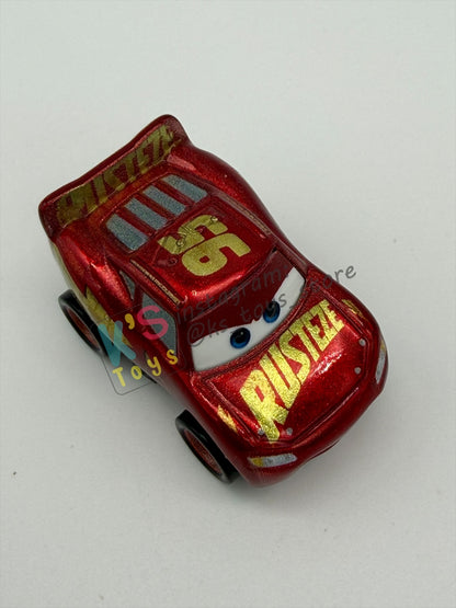 Loose Mini Racers Pixar Disney Cars, RUSTEZE RACING CENTER LIGHTNING MCQUEEN - Mint / Near Mint Condition