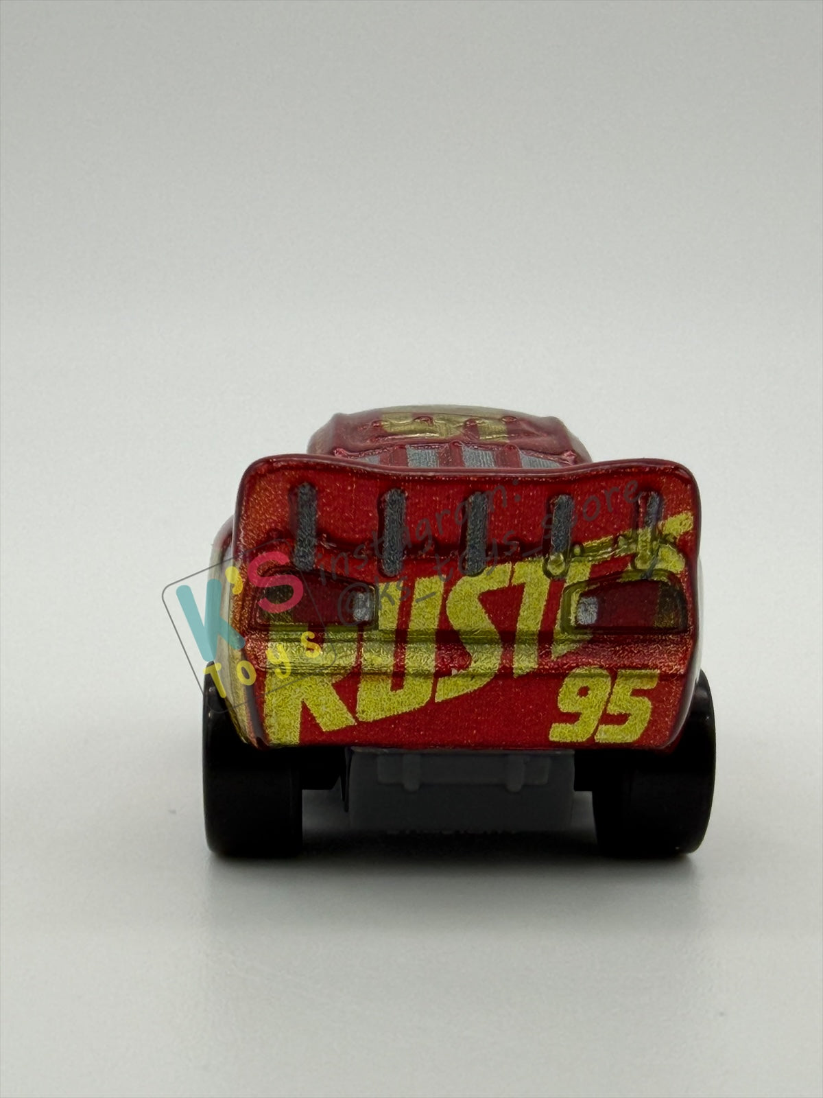 Loose Mini Racers Pixar Disney Cars, RUSTEZE RACING CENTER LIGHTNING MCQUEEN - Mint / Near Mint Condition