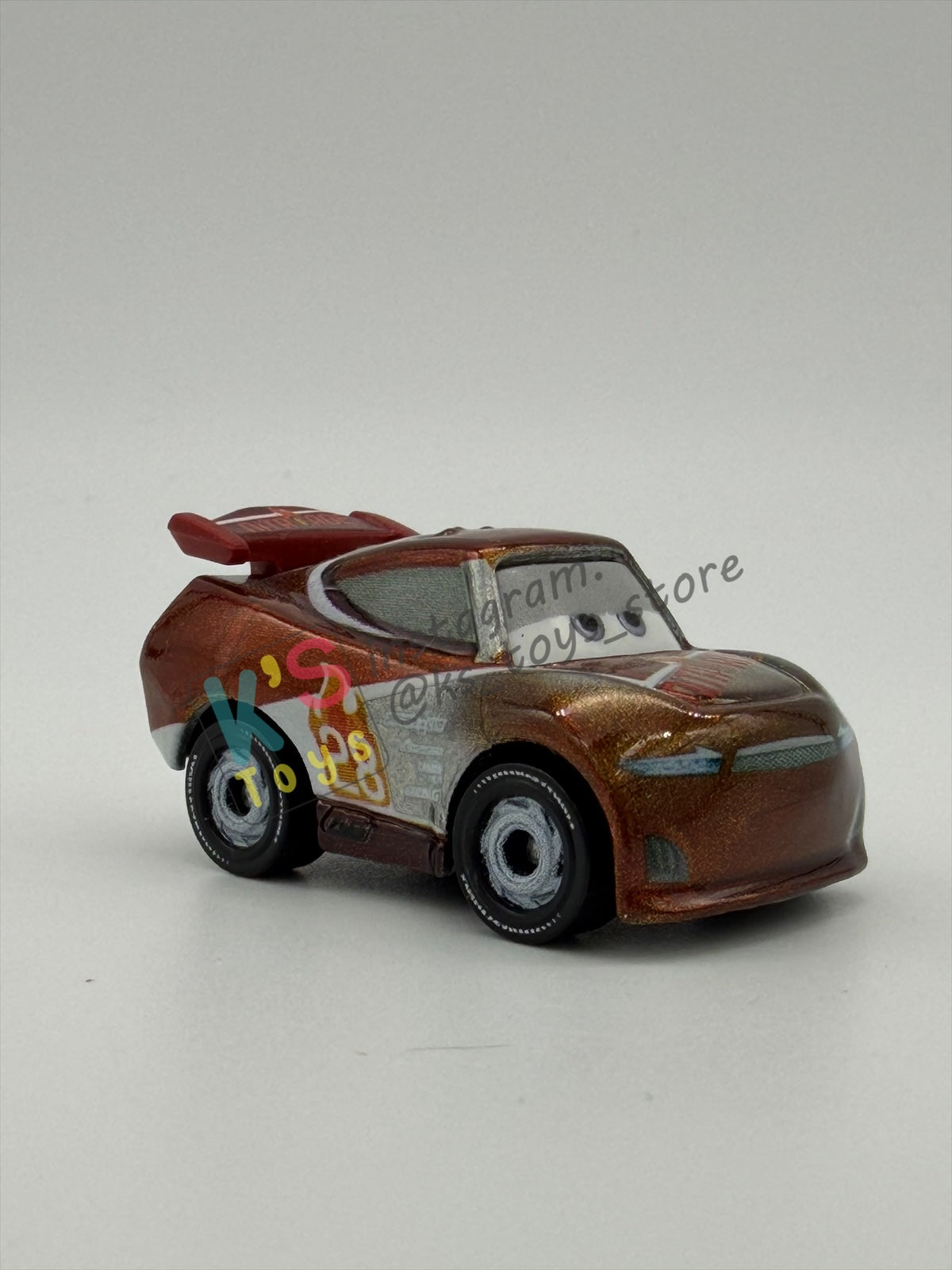 Loose Mini Racers Pixar Disney Cars, Silver Tim Treadless - Mint / Near Mint Condition