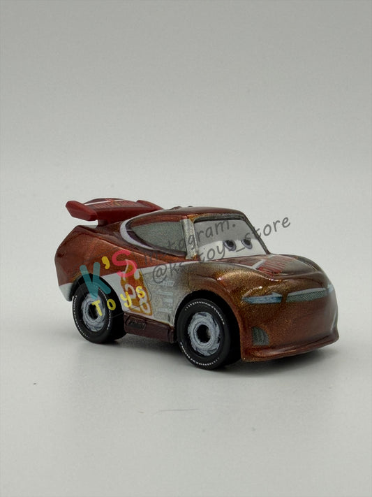 Loose Mini Racers Pixar Disney Cars, Silver Tim Treadless - Mint / Near Mint Condition