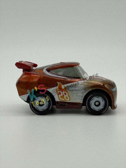Loose Mini Racers Pixar Disney Cars, Silver Tim Treadless - Mint / Near Mint Condition