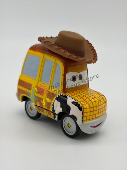 PRE-OWNED / LOOSE DISNEY PIXAR CARS BY MATTEL - "WOODY" - GOOD CONDITION - READ DESCRIPTION!!!!!!!!!!!