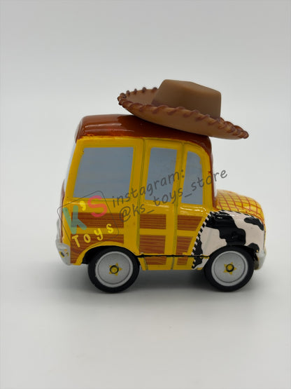 PRE-OWNED / LOOSE DISNEY PIXAR CARS BY MATTEL - "WOODY" - GOOD CONDITION - READ DESCRIPTION!!!!!!!!!!!