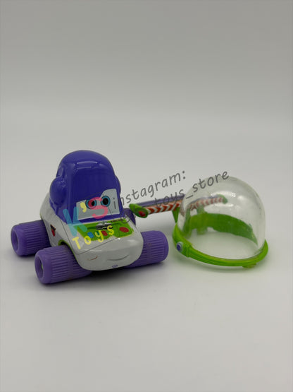 FREE ITEM!! PRE-OWNED / LOOSE DISNEY PIXAR CARS - "BUZZ" READ DESCRIPTION!!!! SPACE HELMET IS BROKEN BUT IN GOOD CONDITION