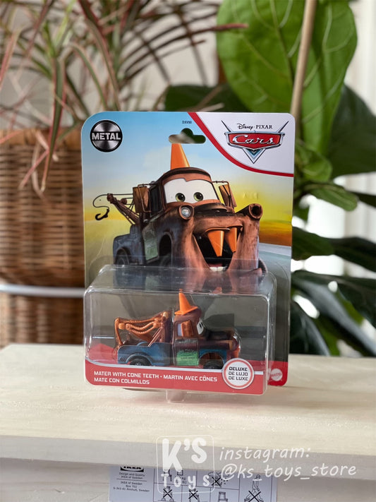 DELUXE DISNEY PIXAR CARS "MATER WITH CONE TEETH" - BNIP