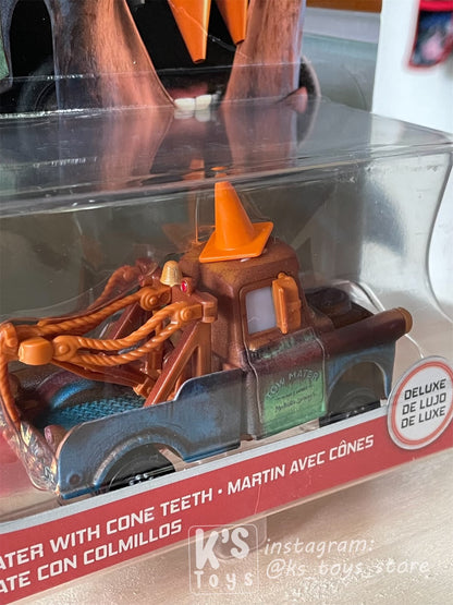 DELUXE DISNEY PIXAR CARS "MATER WITH CONE TEETH" - BNIP