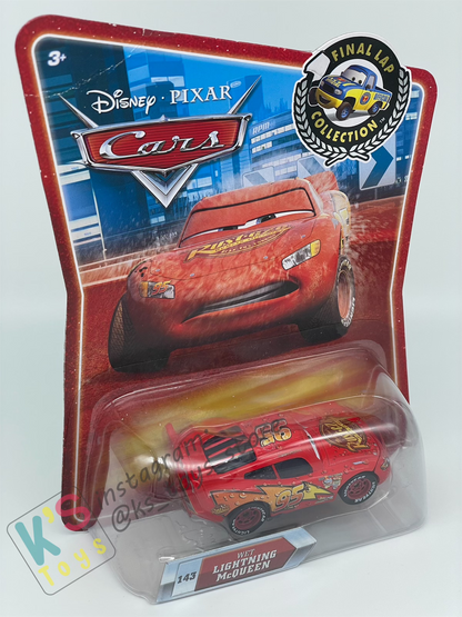 RARE DISNEY PIXAR CARS "WET LIGHTNING MCQUEEN" FINAL LAP SERIES - BNIP