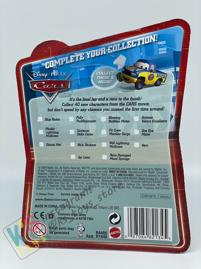 RARE DISNEY PIXAR CARS "WET LIGHTNING MCQUEEN" FINAL LAP SERIES - BNIP