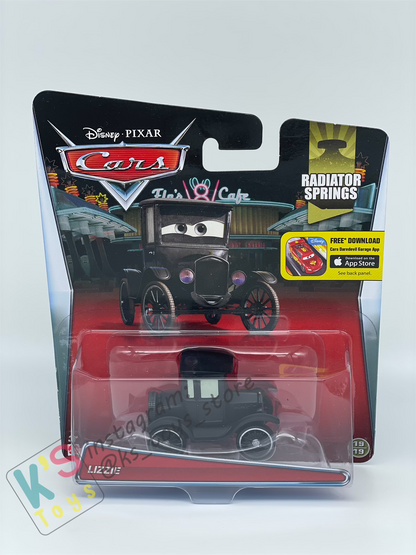 DISNEY PIXAR CARS "LIZZIE" RADIATOR SPRINGS - BNIP
