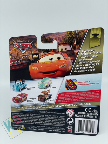 DISNEY PIXAR CARS "LIZZIE" RADIATOR SPRINGS - BNIP